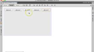Java Swing FlowLayout Demo