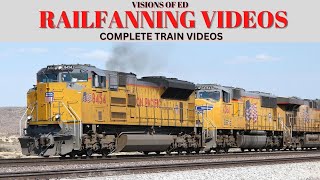 Railfanning Videos 2024 UP Trains Part 3