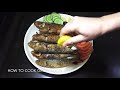 how to cook fresh sardines fried sardines fried fish recipe youtube