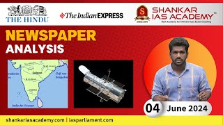 Newspaper Analysis | The Hindu | Editorial | 04 June 2024 | UPSC | Shankar IAS Academy