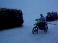 sledging klx 250 style