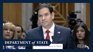 Secretary-designate Rubio's remarks at a Senate Committee on Foreign Relations Confirmation Hearing