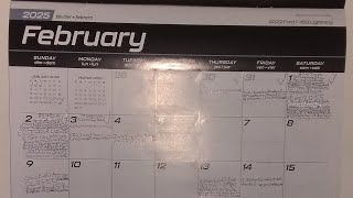 February 2025 Calendar