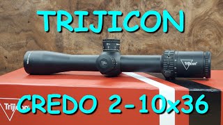 TRIJICON Credo 2-10x36 MRAD Precision - Unboxing