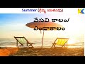 learn all seasons names in english and telugu seasons in telugu seasons in english