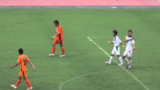 2013山口県サッカー選手権 レノファ山口－徳山大学　＃９キョーヘイ２点目