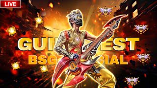 FREE FIRE 🔴 LIVE GUILD 🤓 TEST ON BOSS SUSHIL GAMING ( JOIN LIVE NOW ) 🎁