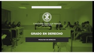 Grado en Derecho UCV