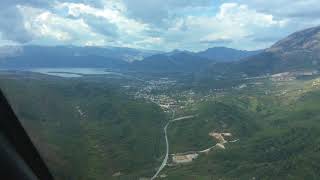 Boeing 737-800 NORDSTAR landing Tivat Montenegro September, 2017