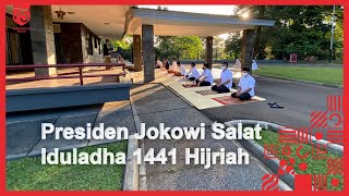 Presiden Jokowi Salat Iduladha 1441 Hijriah, Istana Bogor, 31 Juli 2020