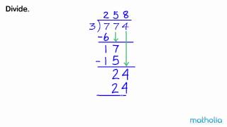 Division by a 1-digit Number (Without Regrouping)