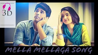 Mella Mellaga 3d Song | ABCD Movie Songs | Allu Sirish , Rukshar Dhillon ,Sid Sriram,judah s