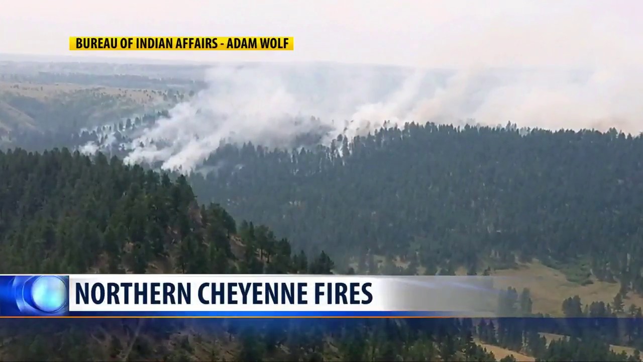 Firefighters Battling Several Fires On The Northern Cheyenne