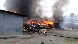 chiki athi river on fire