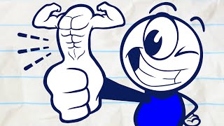 Flexing For a Thumb War With PENCILMATE - Pencilmation India | Animation | Cartoons | Pencilmation
