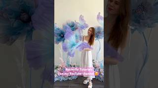 Even you can make these Giant Organza Butterflies! Tutorials on my YouTube! Let’s create