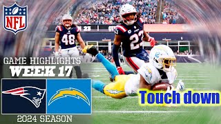 Patriots vs. Chargers [Week 17] FULL GAME 1st-QTR Highlights | NFL Highlights 2024