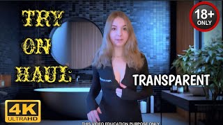 [4K] TRANSPARENT TRY ON BLACK DRESS | GET READY WITH LISA (2025)