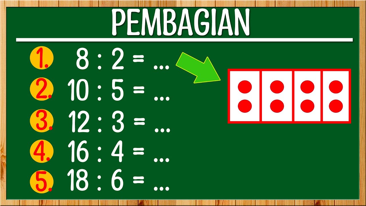 Belajar Pembagian Matematika Kelas 2 [ Dengan Metode Kotak-kotak Dan ...