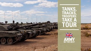 Tanks, Tracks, Troopers | Take a Tour of a Challenger 2 | British Army