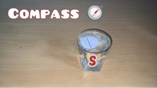 How to make a compass if you get lost in the woods 🧲 magnetic and needle compass 🧭