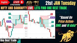 🔴Live Nifty intraday trading | Bank nifty live trading | Live options trading | 21st JAN 2025 dhan