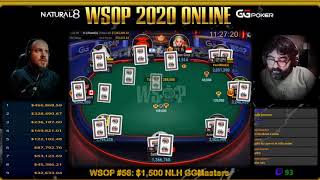 WSOP Online 2020 Event #56 FT Commentary (Spanish)