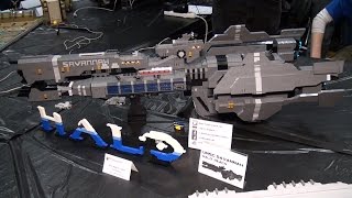 LEGO UNSC Savannah Halo Reach spaceship – Brickworld Chicago 2015