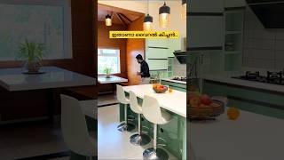 ഇതാണാ വൈറൽ കിച്ചൻ😍😍 European style Kitchen Design: @prekriti architect #homeinterior #home