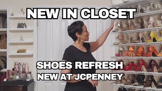 Adding cute handbags, reorganizing my shoes and what's new at JCPenney #handbags #shoes #closet