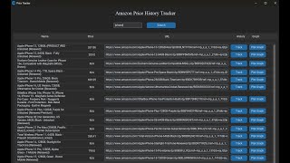 Amazon Price History Tracker Project