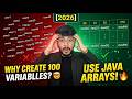 Why Create 100 Variables? Use Java Arrays Instead! 🤯 [2026]