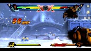 Ultimate Marvel vs Capcom 3 (PS3): Akuma 142 Hit combo