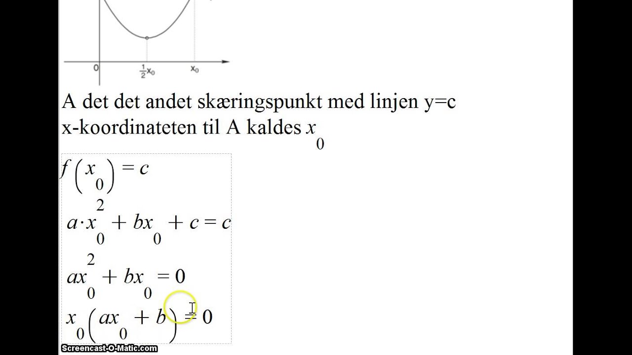 Toppunktsformlen - YouTube