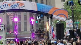 Renee Rapp performing Talk Too Much at the Today Show Concert Series in New York