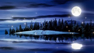 Relaxing Piano Music and Night Nature Sounds with Crickets: Sleep Music, Stress Relief, Fall Asleep