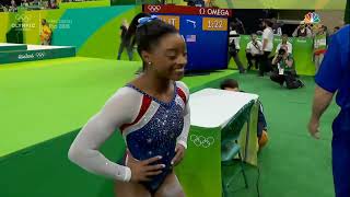 (NBC) Simone Biles BB AA 2016 Olympics