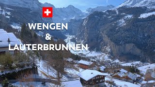 Wengen y Lauterbrunnen en invierno - Suiza