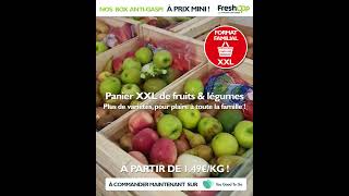 Des cagettes XXL de fruits et légumes à 1.50€ !!!