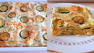 White zucchini lasagna🔝Quick and easy recipe # 23