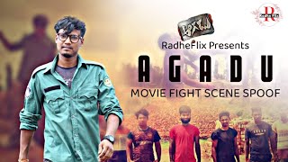 Agadu Fight Spoof | fight scene In Movie Agadu | Mahesh Babu | Tamannaah, Sonu Sood, radhe flix