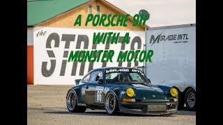 On track with a monster Porsche from Mirage International