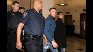 Conor McGregor Exits Courthouse After Hearing For UFC 223 Bus Attack - MMA Fighting