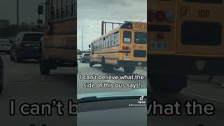 Only In Chicago! π (School Bus TikTok)