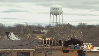 Tornado Cleanup Continues Into The Night In Jacksboro; Safety Curfew In Effect