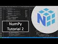NumPy tutorial 2: Indexing, Slicing and Boolean Indexing