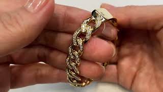 D Flawless Diamond Bracelet at 1.94 carat by Kat Florence. KFD1020YG