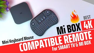 Mi Box Compatible Remote | Best Mini Keyboard Remote for Android TV & Mi Box with Touchpad