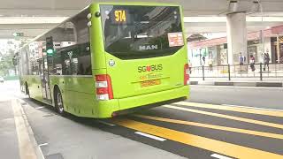 SG1888L on 974 departing bus stop 44531