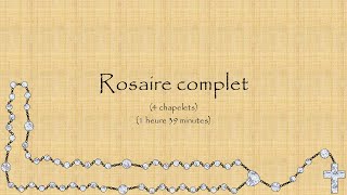 Le Rosaire au complet - Prions pour la paix!